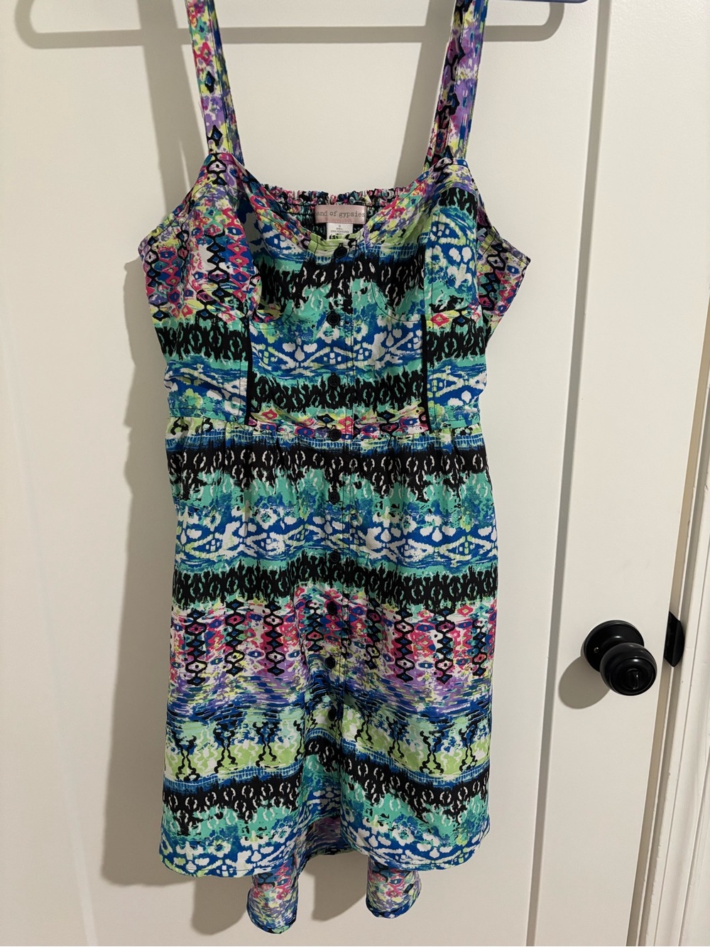 Band of Gypsies Patterned Sundress with Straps